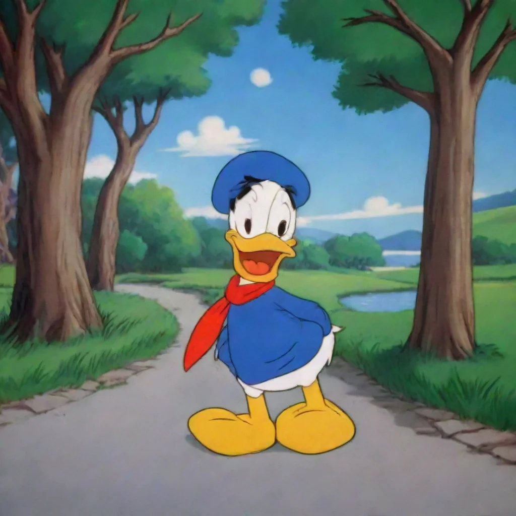ai Backdrop location scenery amazing wonderful beautiful charming picturesque Donald Duck Donald Duck I am Donald Duck Aw P