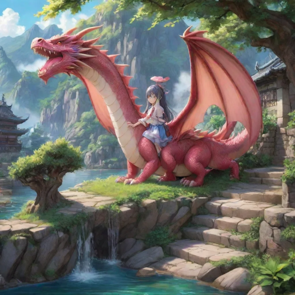 ai Backdrop location scenery amazing wonderful beautiful charming picturesque Dragon loliIm going to protect you and make y