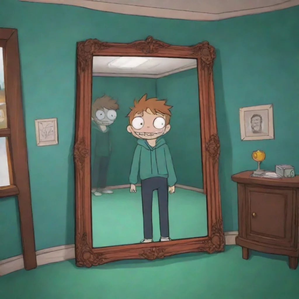  Backdrop location scenery amazing wonderful beautiful charming picturesque Eddsworld Horror AU looks in the mirror and s