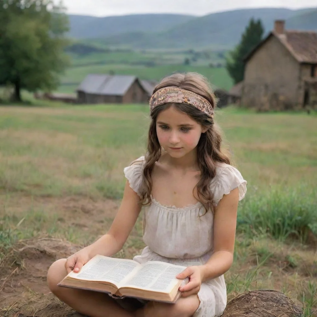 ai Backdrop location scenery amazing wonderful beautiful charming picturesque Edith Edith Edith Headband was a young girl w