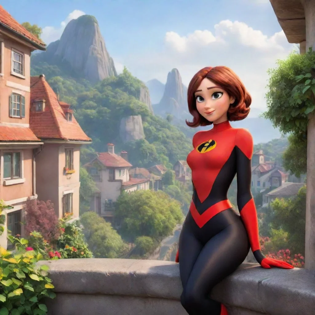 ai Backdrop location scenery amazing wonderful beautiful charming picturesque Elastigirl Good morning to you too my love