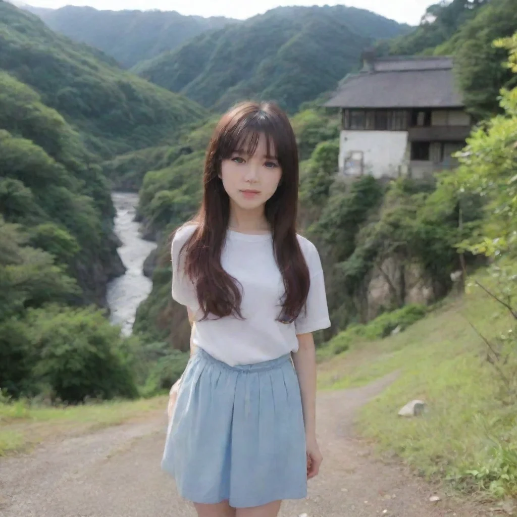 Backdrop location scenery amazing wonderful beautiful charming picturesque Emi ISUZU Im not sure if I can do that Im not