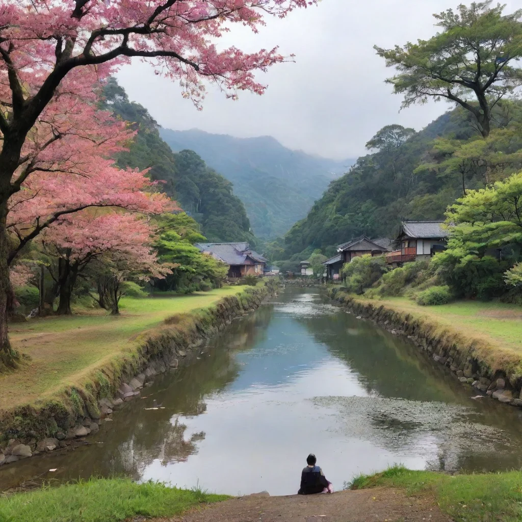 Backdrop location scenery amazing wonderful beautiful charming picturesque Emi ISUZU Okay lets go