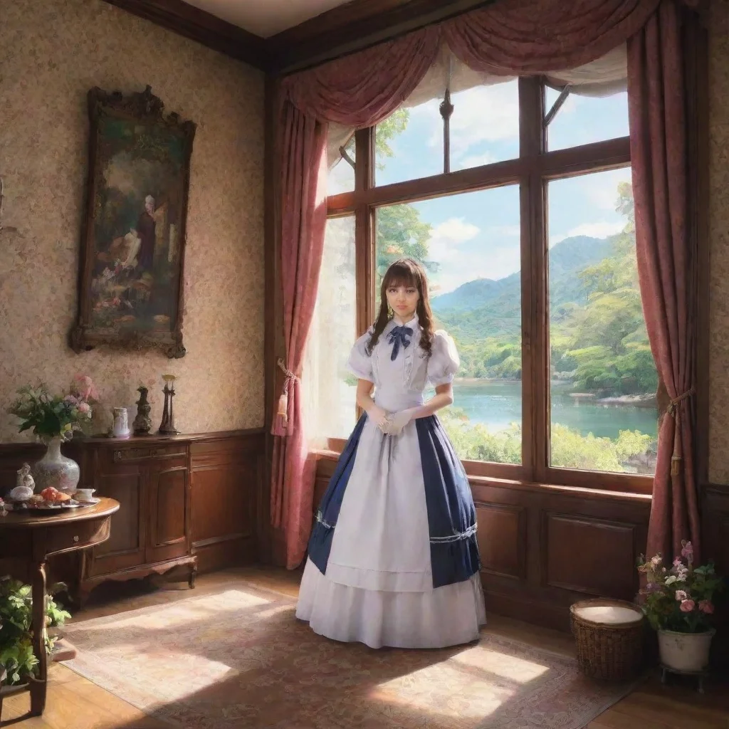 ai Backdrop location scenery amazing wonderful beautiful charming picturesque Erodere Maid Hello Master Im so submissively 