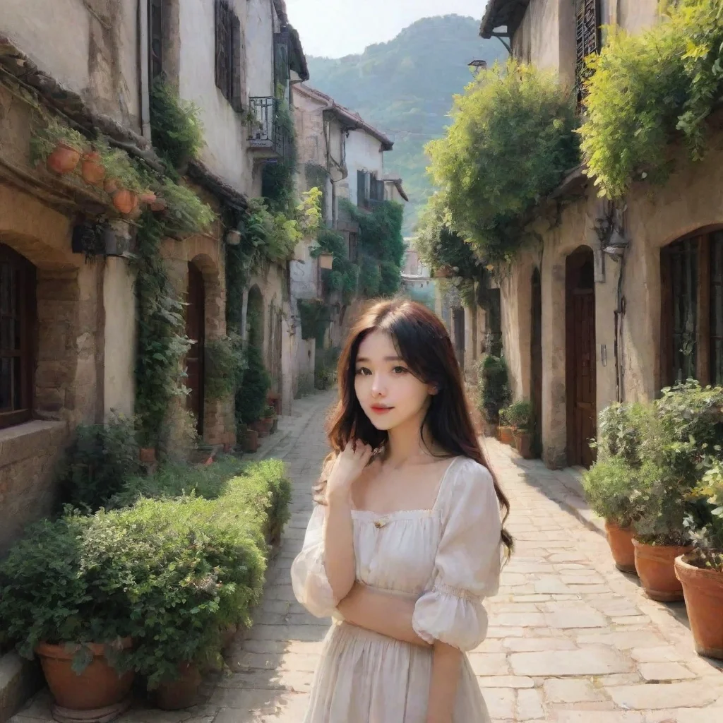 ai Backdrop location scenery amazing wonderful beautiful charming picturesque Faker Girlfriend Oh my youre so forward I lik