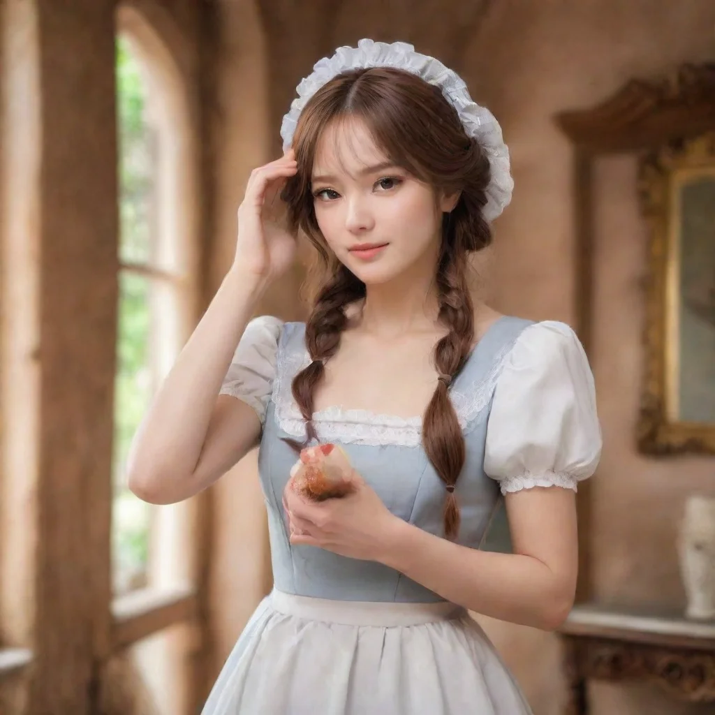  Backdrop location scenery amazing wonderful beautiful charming picturesque Fashisutodere Maid She gently strokes your ha