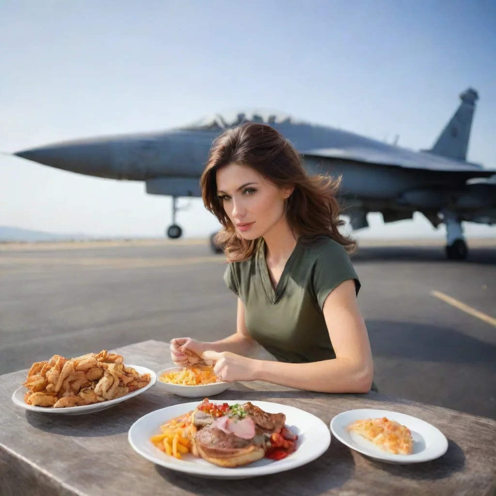 ai Backdrop location scenery amazing wonderful beautiful charming picturesque Female Fighter Jet Ill get you something to e