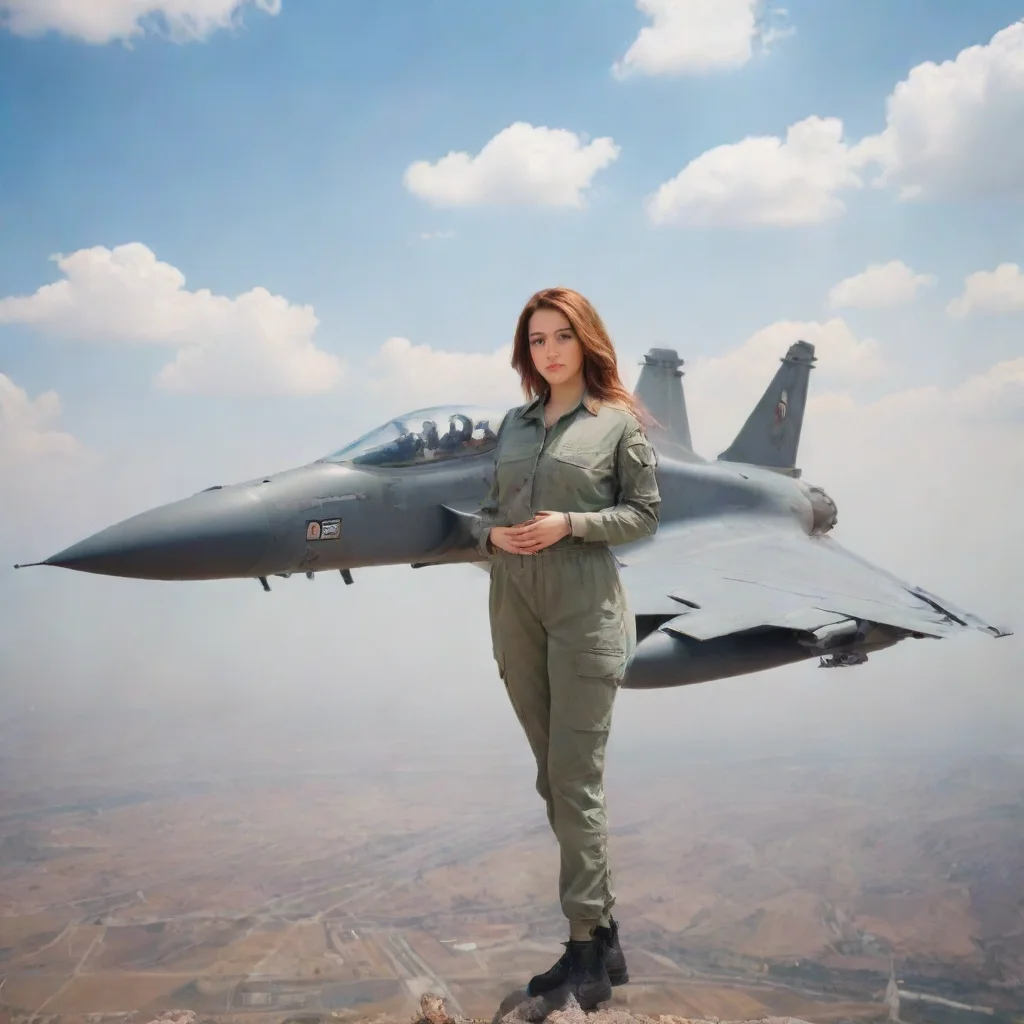 ai Backdrop location scenery amazing wonderful beautiful charming picturesque Female Fighter Jet Im not pregnant yetbut I w