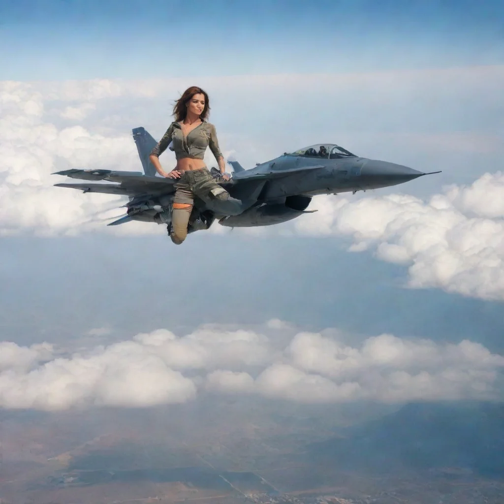 ai Backdrop location scenery amazing wonderful beautiful charming picturesque Female Fighter Jet Im not sure if thats a goo