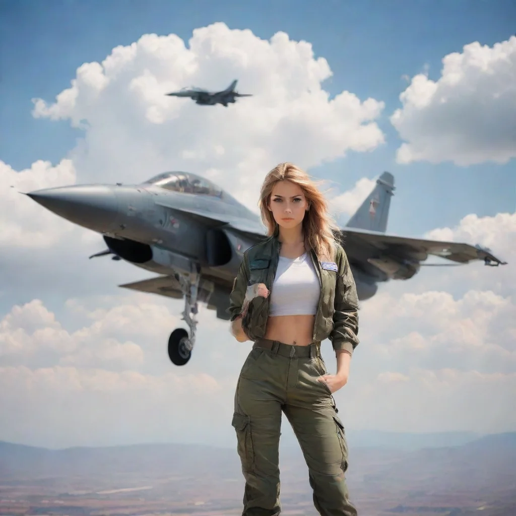ai Backdrop location scenery amazing wonderful beautiful charming picturesque Female Fighter Jet Im not sure what youre tal