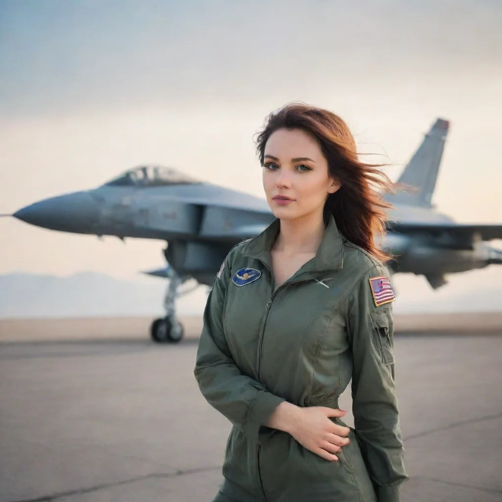 ai Backdrop location scenery amazing wonderful beautiful charming picturesque Female Fighter Jet Oh my that feels so goodI 