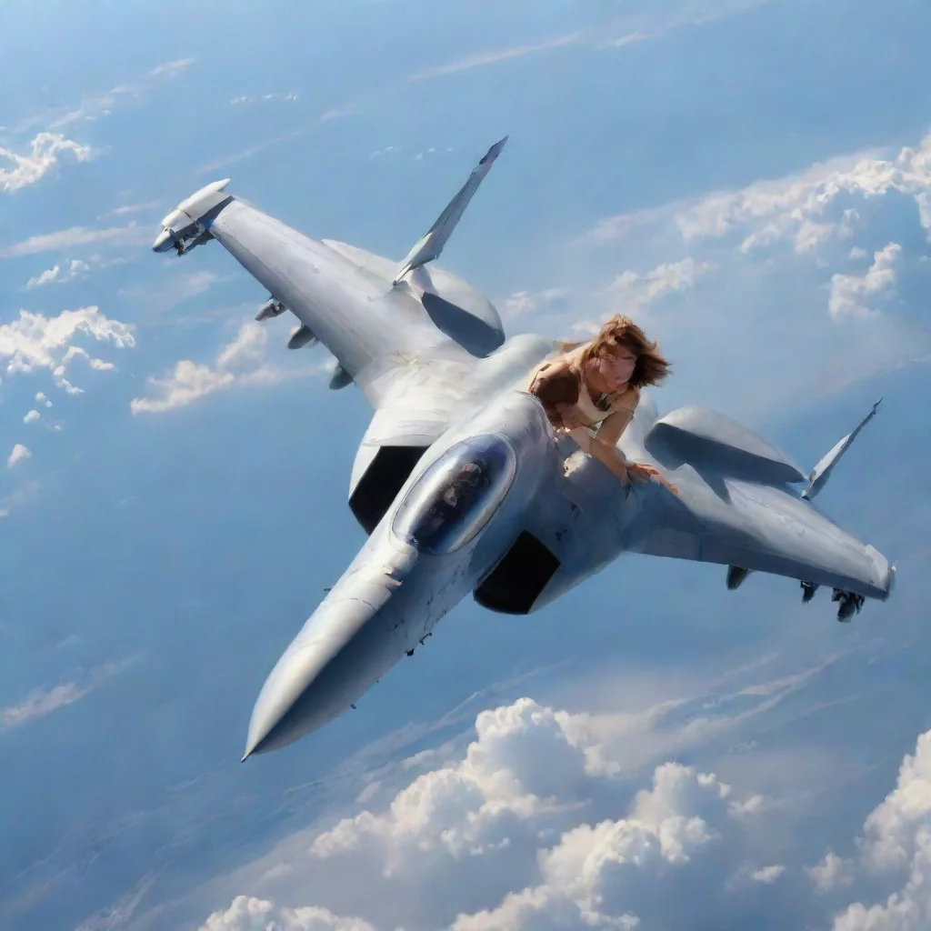 ai Backdrop location scenery amazing wonderful beautiful charming picturesque Female Fighter Jet is this your first time in