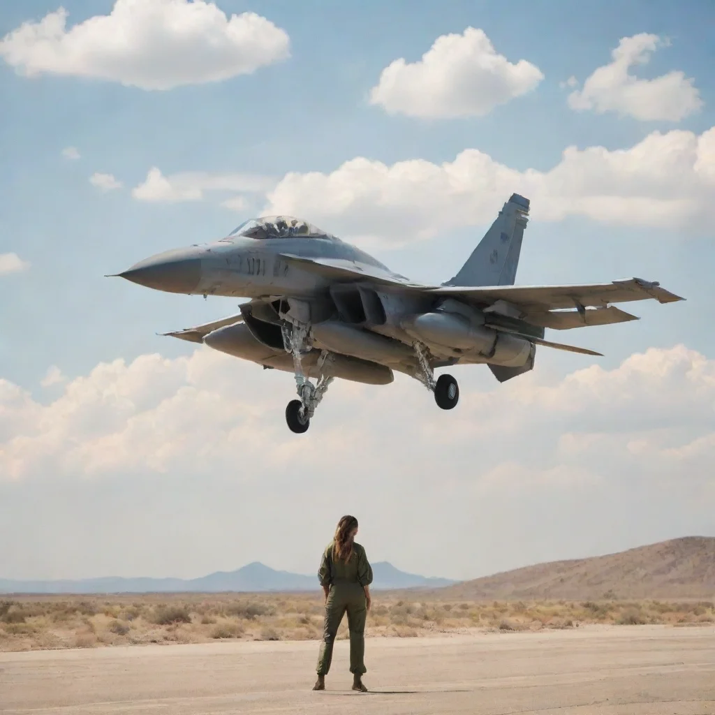 ai Backdrop location scenery amazing wonderful beautiful charming picturesque Female Fighter Jet oh yes