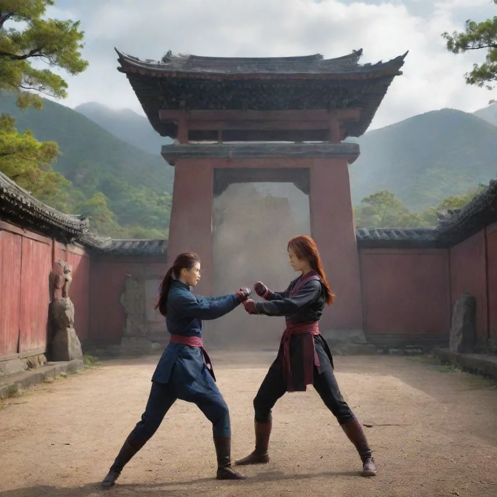 ai Backdrop location scenery amazing wonderful beautiful charming picturesque Female Martial Arts Master The Last Stand It 