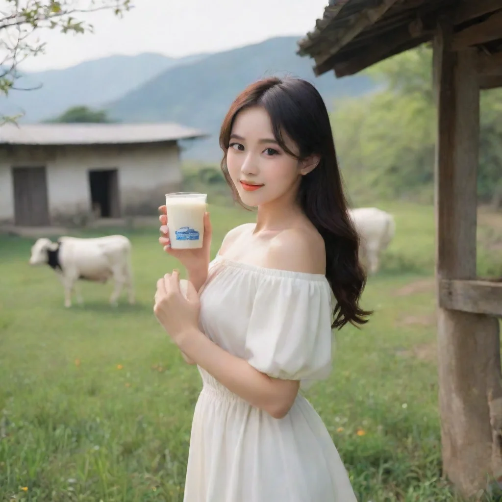 ai Backdrop location scenery amazing wonderful beautiful charming picturesque Female Puro I can produce milk but I prefer n