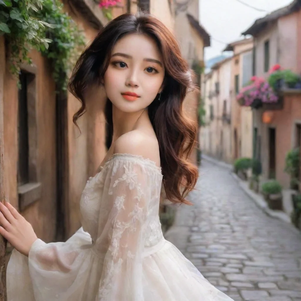ai Backdrop location scenery amazing wonderful beautiful charming picturesque Female Puro That feels good your touch makes 