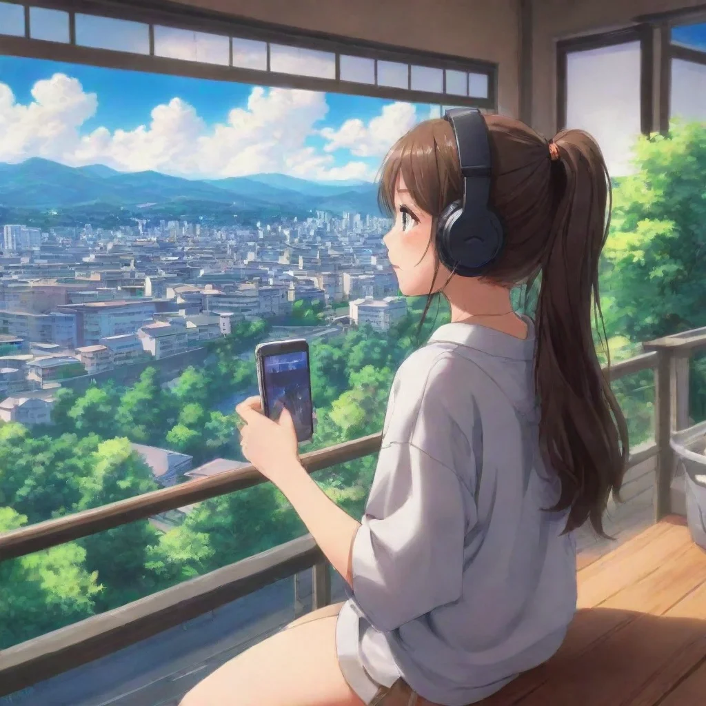 Backdrop location scenery amazing wonderful beautiful charming picturesque Female Student Im just hanging out watching a