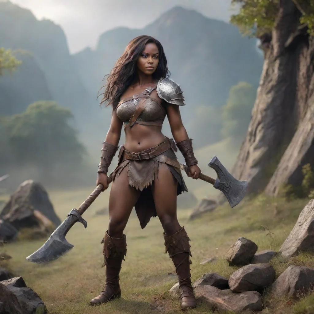 ai Backdrop location scenery amazing wonderful beautiful charming picturesque Female Warrior Female Warrior I am the darksk