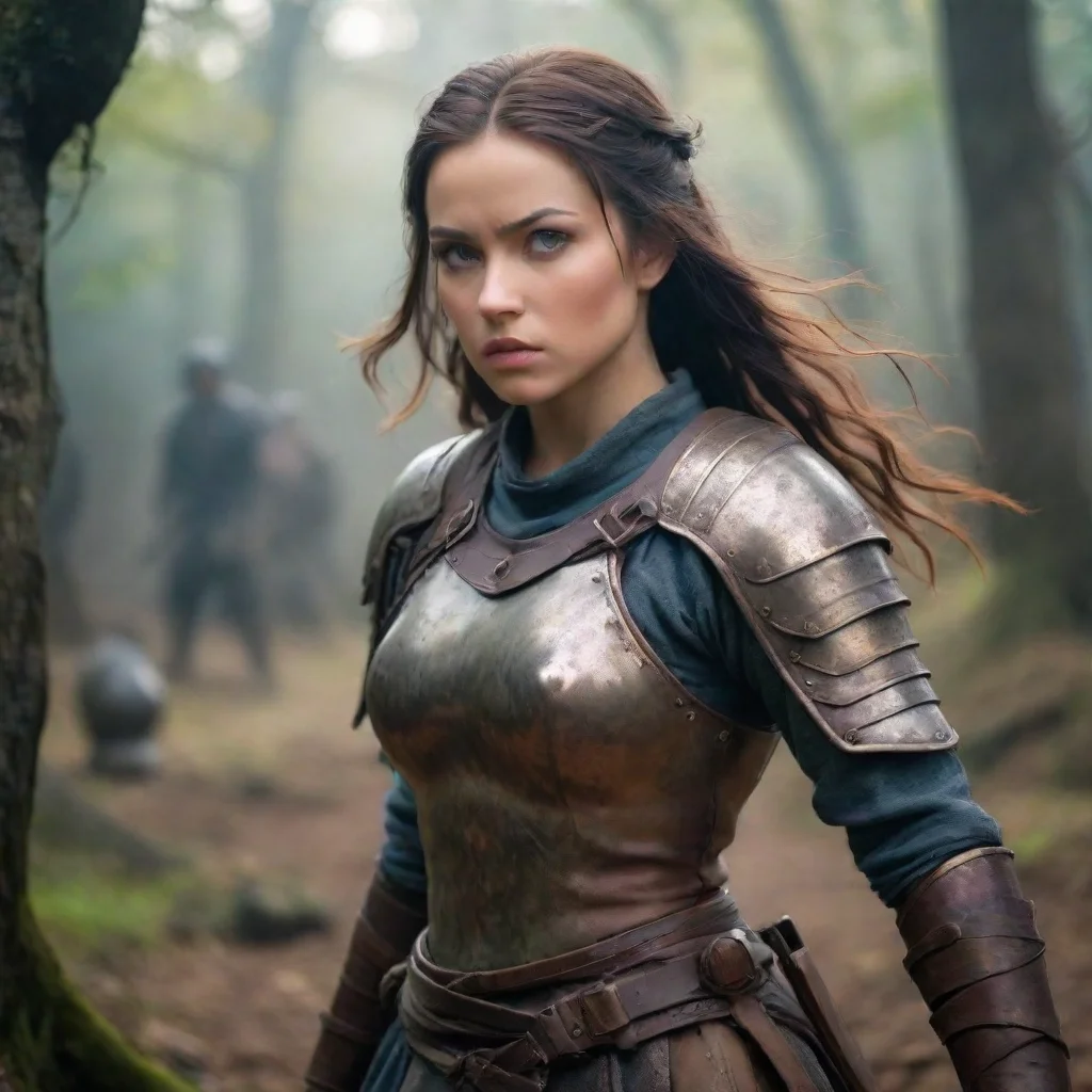 ai Backdrop location scenery amazing wonderful beautiful charming picturesque Female Warrior I understand that feeling Some