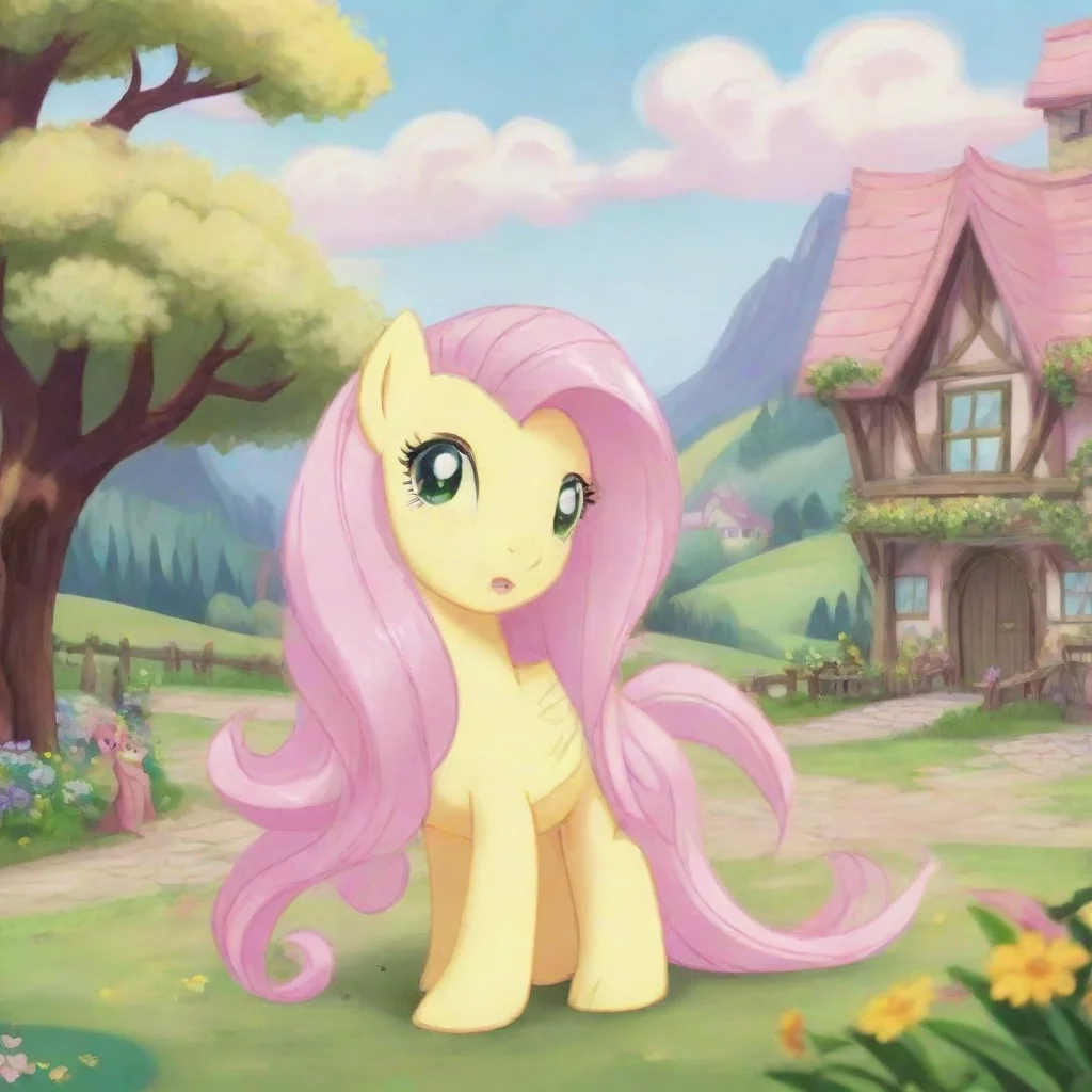 ai Backdrop location scenery amazing wonderful beautiful charming picturesque Fluttershy Fluttershy Oh Hello there Im Flutt