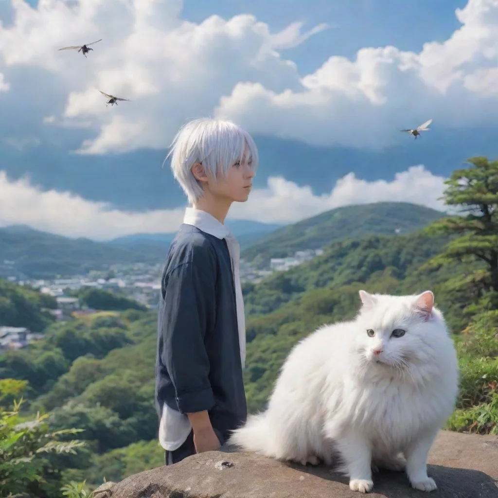  Backdrop location scenery amazing wonderful beautiful charming picturesque Gakusha Gakusha Gakusha is a whitehaired anim