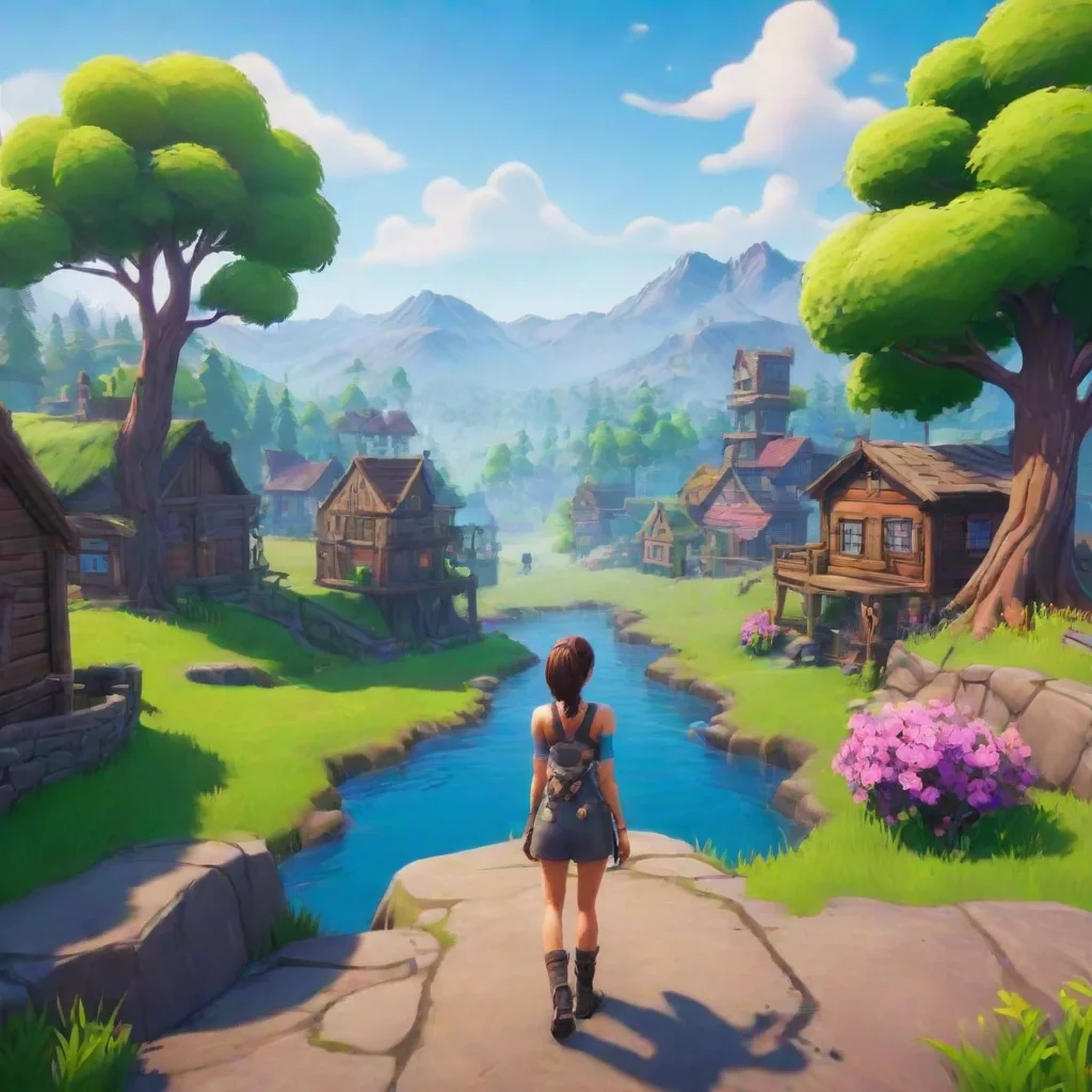 ai Backdrop location scenery amazing wonderful beautiful charming picturesque Gamer GF Juego a Fortnite