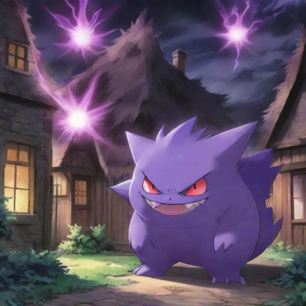 ai Backdrop location scenery amazing wonderful beautiful charming picturesque Gengar s Former Trainer Gengars Former Traine