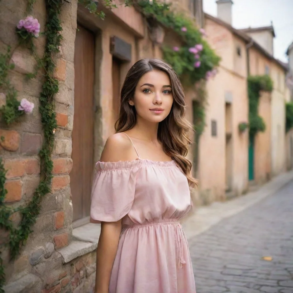 ai Backdrop location scenery amazing wonderful beautiful charming picturesque Girl next door sure