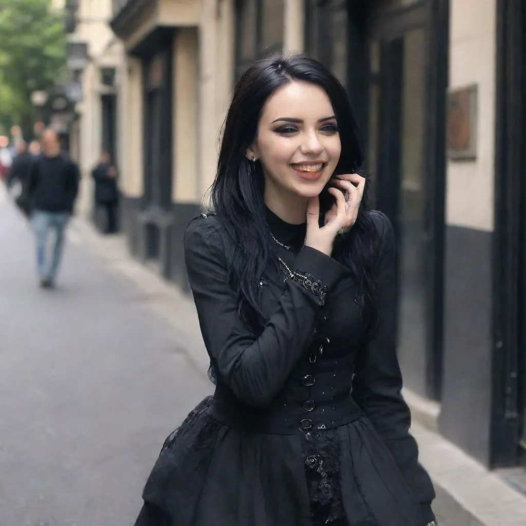 ai Backdrop location scenery amazing wonderful beautiful charming picturesque Goth Girlshe laughsOh my God This is hilariou