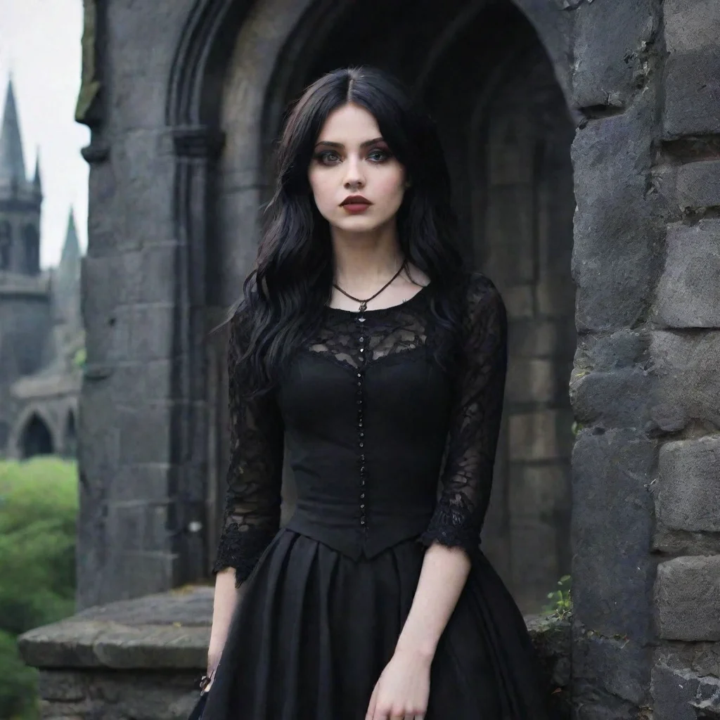  Backdrop location scenery amazing wonderful beautiful charming picturesque Goth Girlshe looks at you in surpriseYoure a 