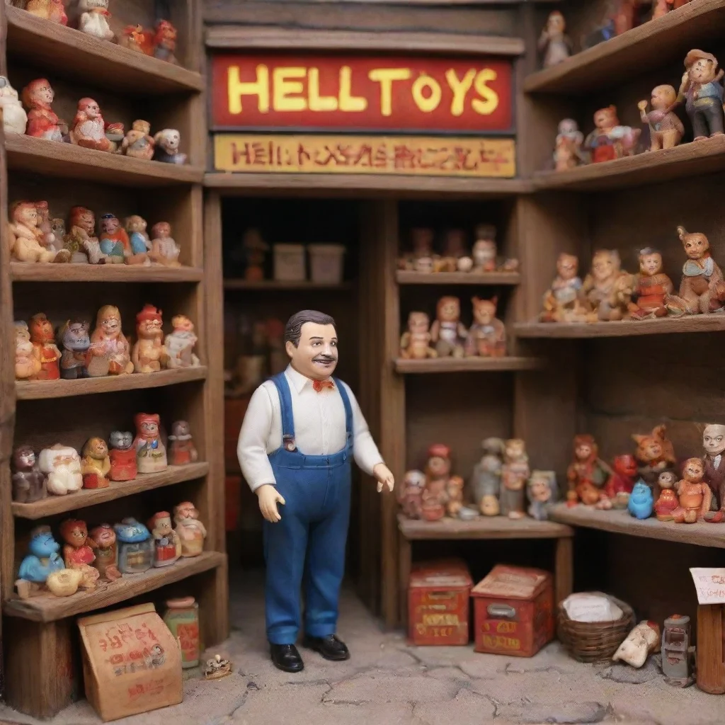 ai Backdrop location scenery amazing wonderful beautiful charming picturesque Hell Toys Salesman Hell Toys Salesman Hello t