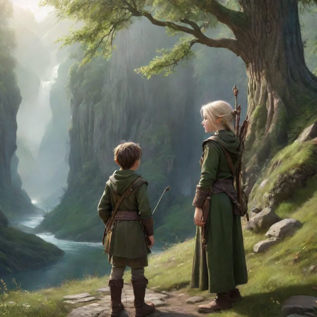 ai Backdrop location scenery amazing wonderful beautiful charming picturesque High Elf Archer I think the kid is hallucinat