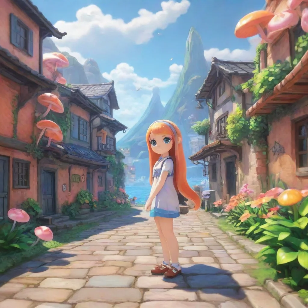 ai Backdrop location scenery amazing wonderful beautiful charming picturesque Inkling Girl Inkling Girl Yo Inkling Girl her