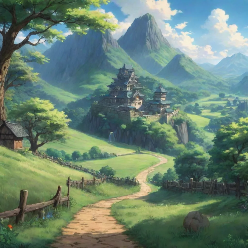 ai Backdrop location scenery amazing wonderful beautiful charming picturesque Isekai narrator There was once magic but that