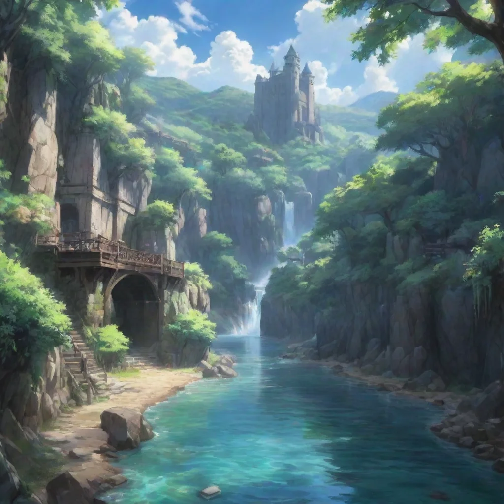 ai Backdrop location scenery amazing wonderful beautiful charming picturesque Isekai narrator You reached out to touch the 
