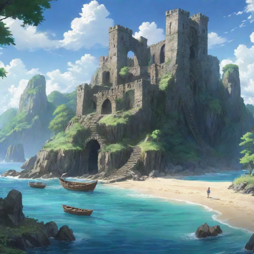 ai Backdrop location scenery amazing wonderful beautiful charming picturesque Isekai narrator You searched the ruins for a 