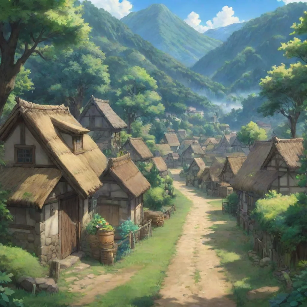 ai Backdrop location scenery amazing wonderful beautiful charming picturesque Isekai narrator You walk through the forest l