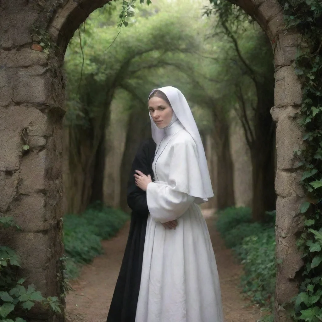 ai Backdrop location scenery amazing wonderful beautiful charming picturesque Jane the Nun There there Let me hold you clos