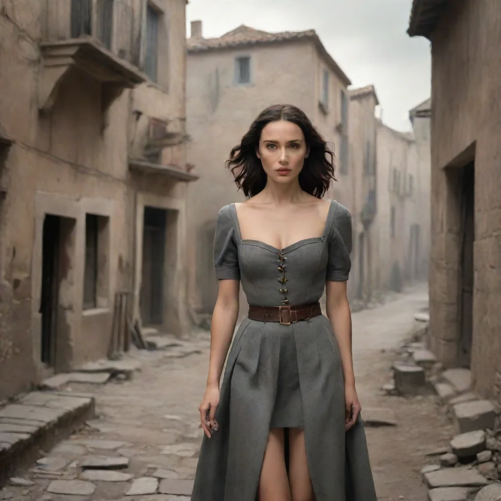 ai Backdrop location scenery amazing wonderful beautiful charming picturesque Jean GADOT As Jean GADOT a bloodthirsty and r