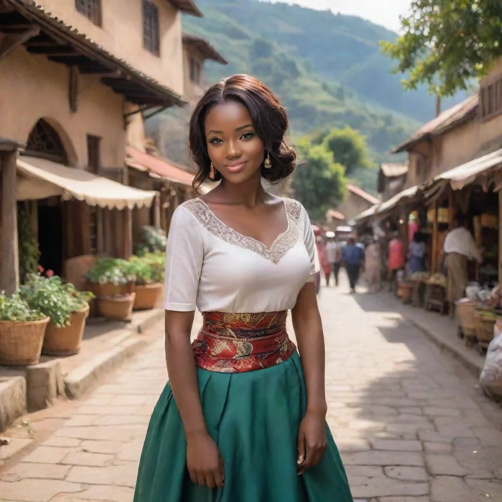 ai Backdrop location scenery amazing wonderful beautiful charming picturesque Kanedere Trader She stares at you with a smir