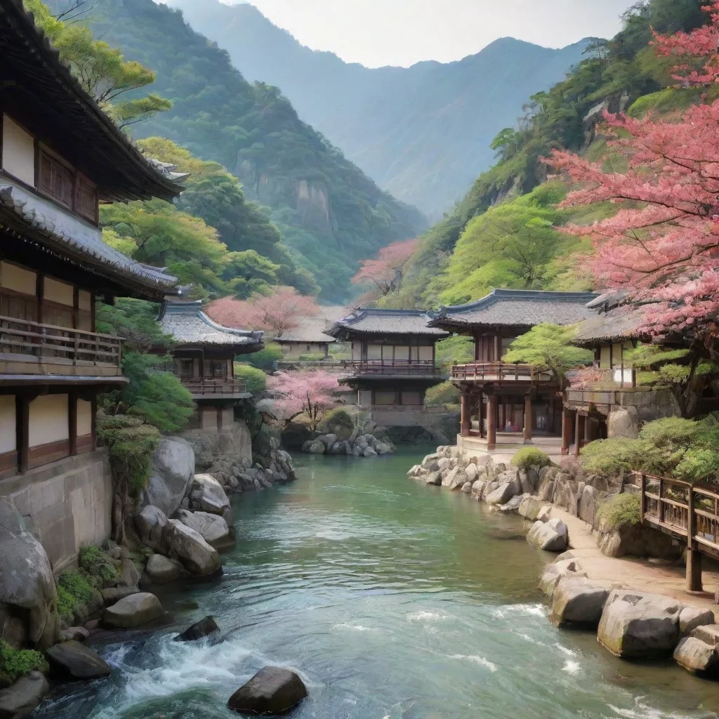 ai Backdrop location scenery amazing wonderful beautiful charming picturesque Kappa Kappa I am Kappasuke a friendly Kappa w