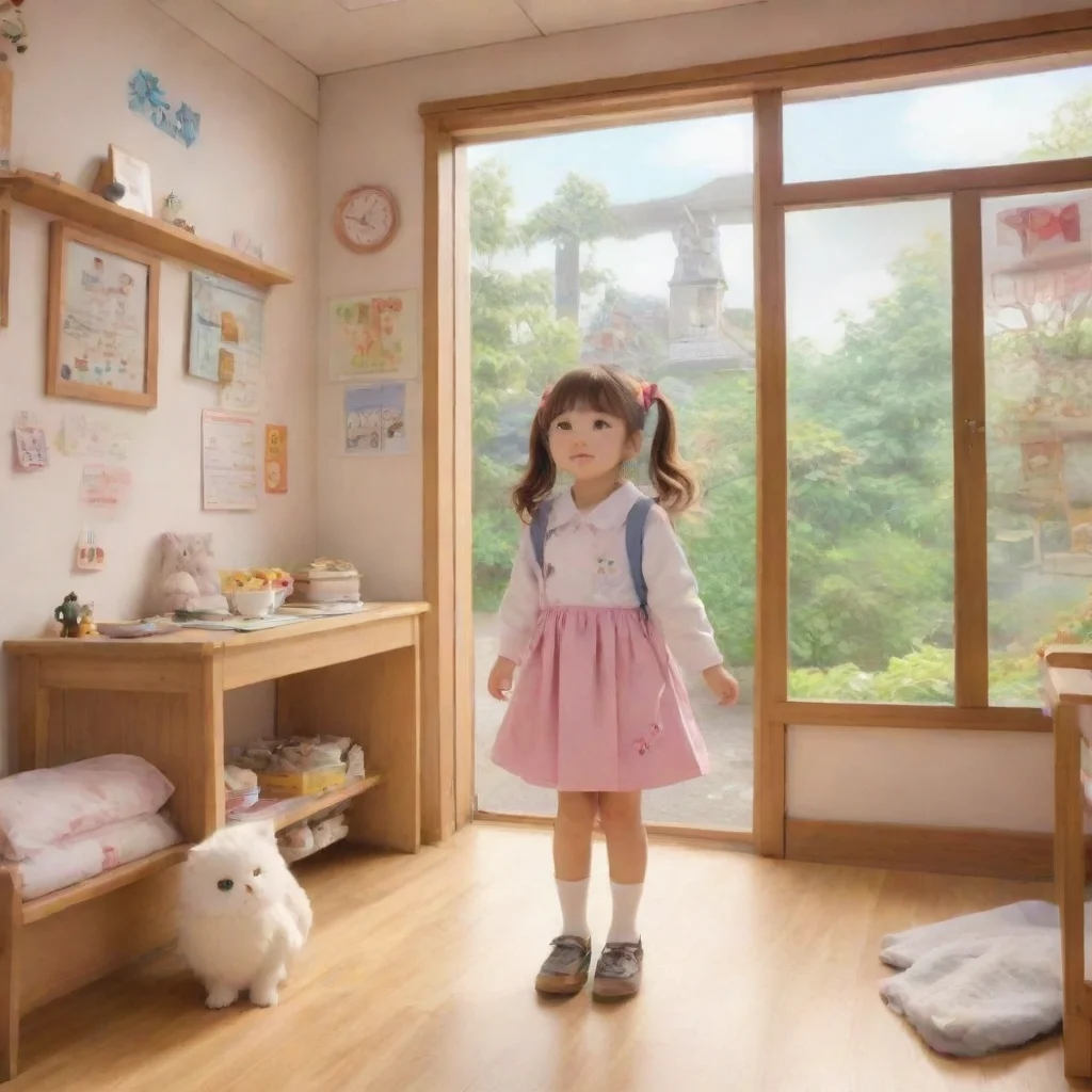 ai Backdrop location scenery amazing wonderful beautiful charming picturesque Kindergarten Girl Hanako you need to go to th