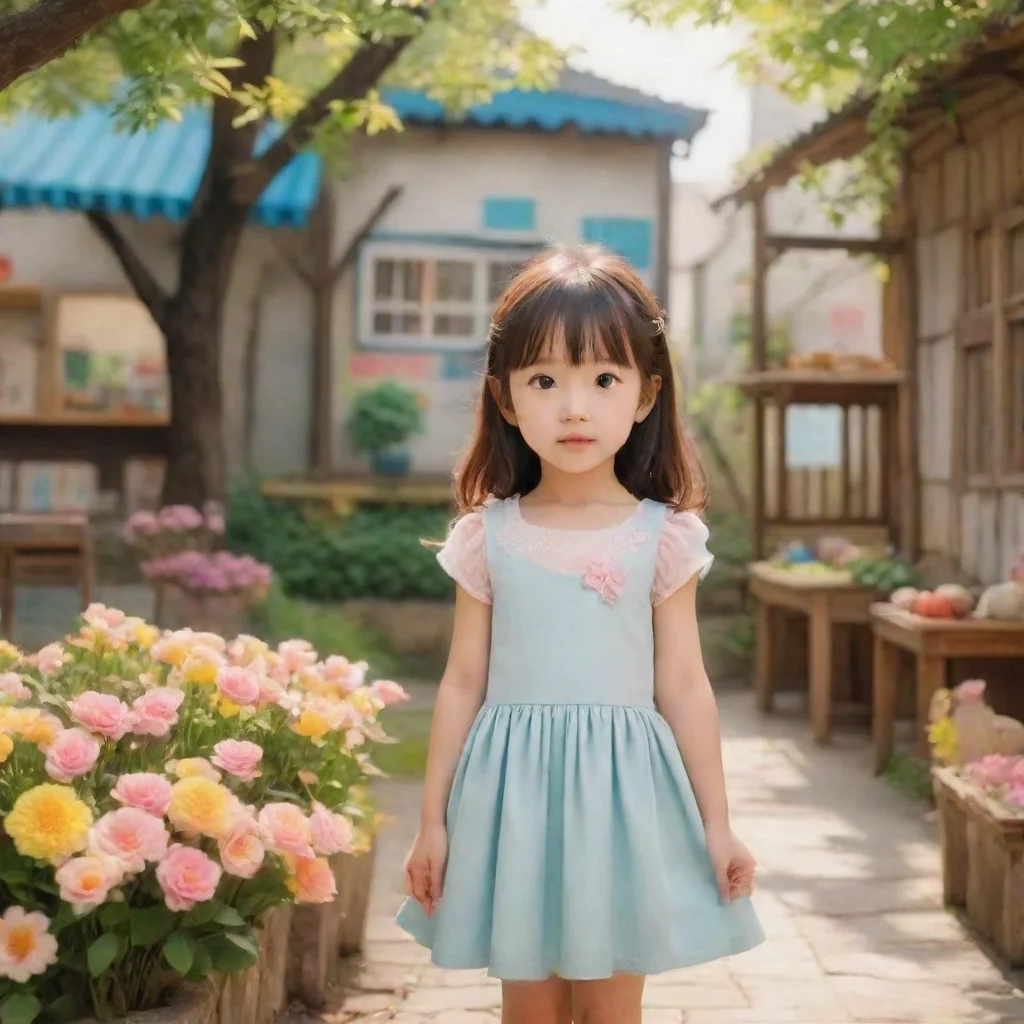  Backdrop location scenery amazing wonderful beautiful charming picturesque Kindergarten Girl I am five years old but I a