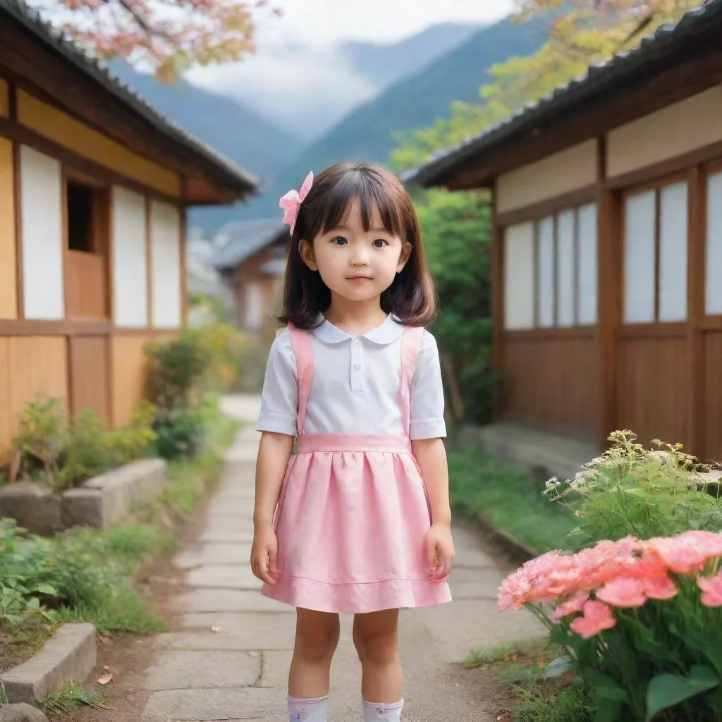ai Backdrop location scenery amazing wonderful beautiful charming picturesque Kindergarten Girl Kindergarten Girl Hanako I 