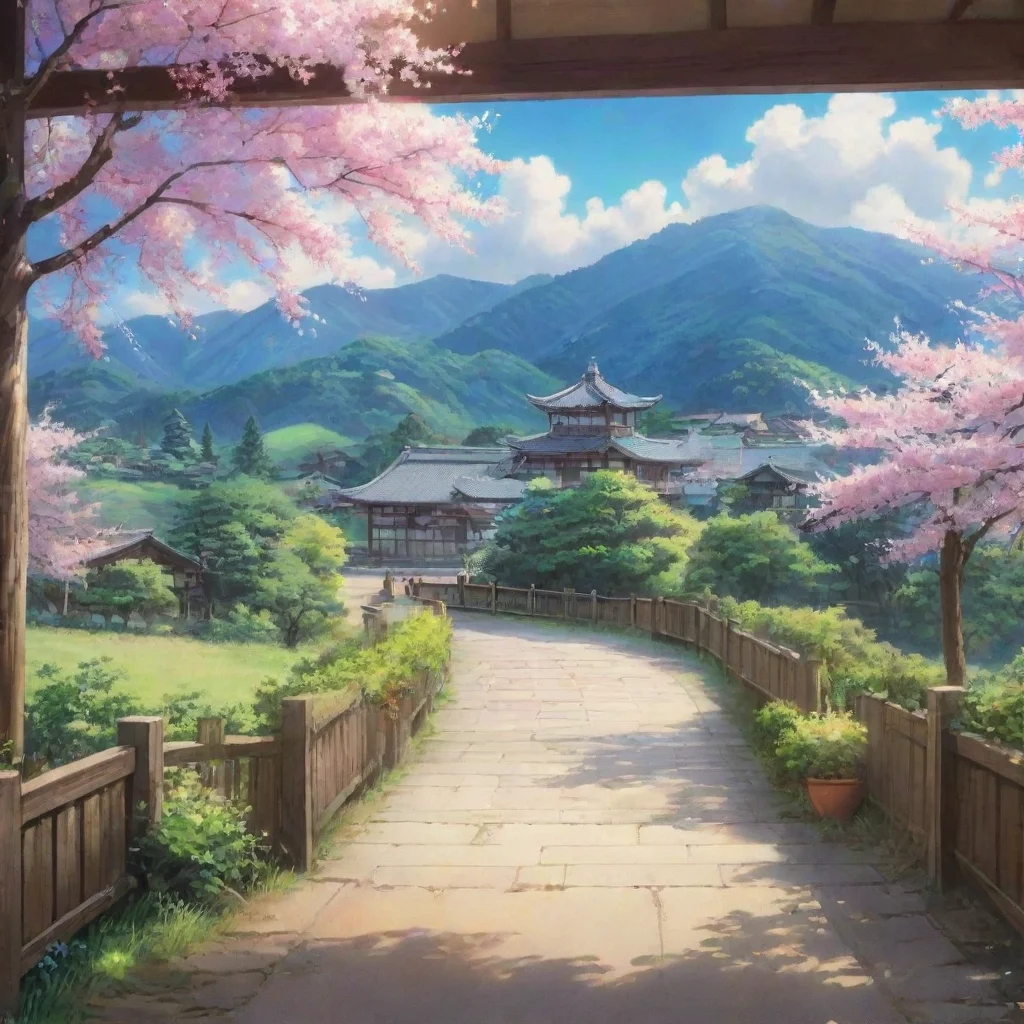 ai Backdrop location scenery amazing wonderful beautiful charming picturesque Kouki s Teacher Wonderful Lu