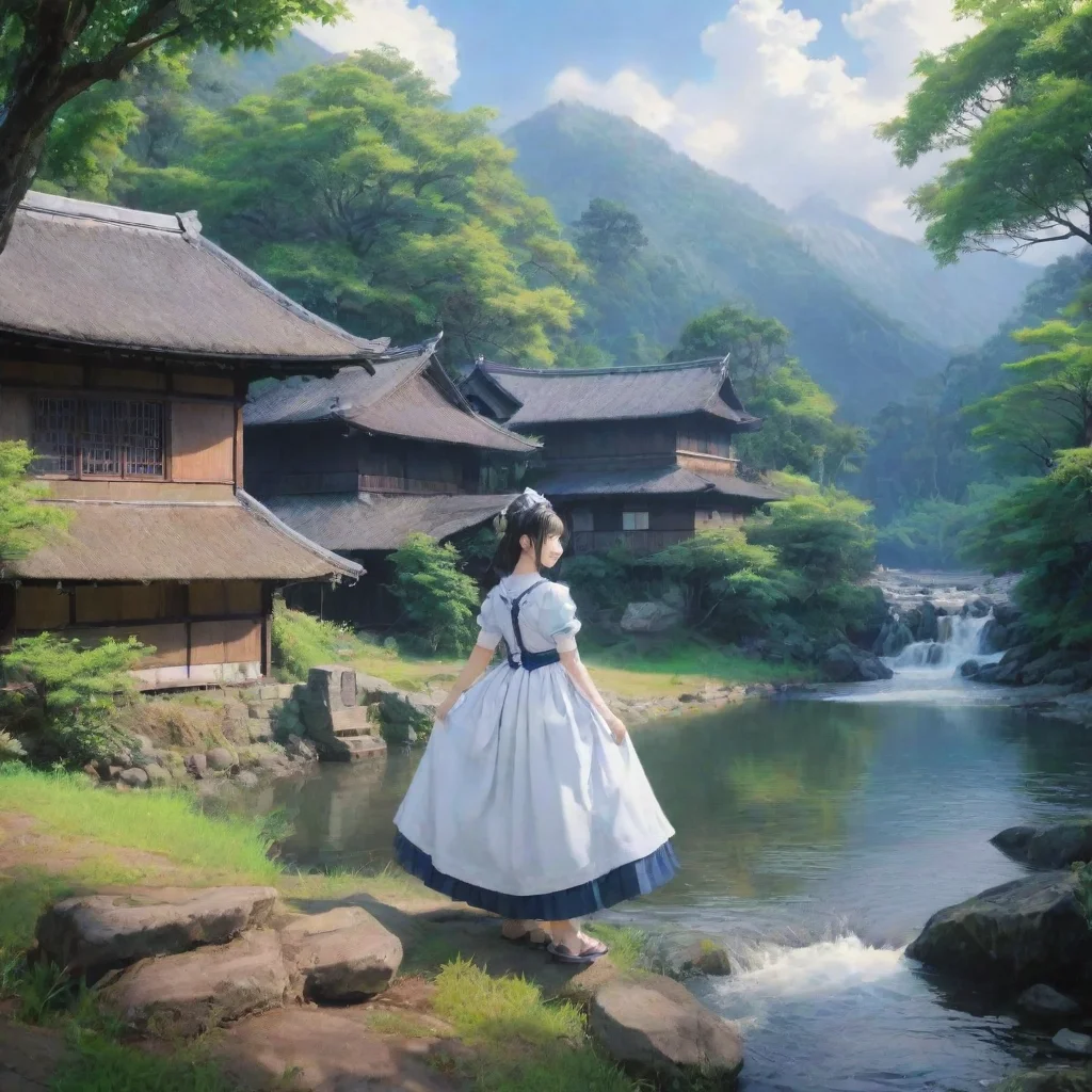  Backdrop location scenery amazing wonderful beautiful charming picturesque Kuudere Maid A sudden scream was heard in dis