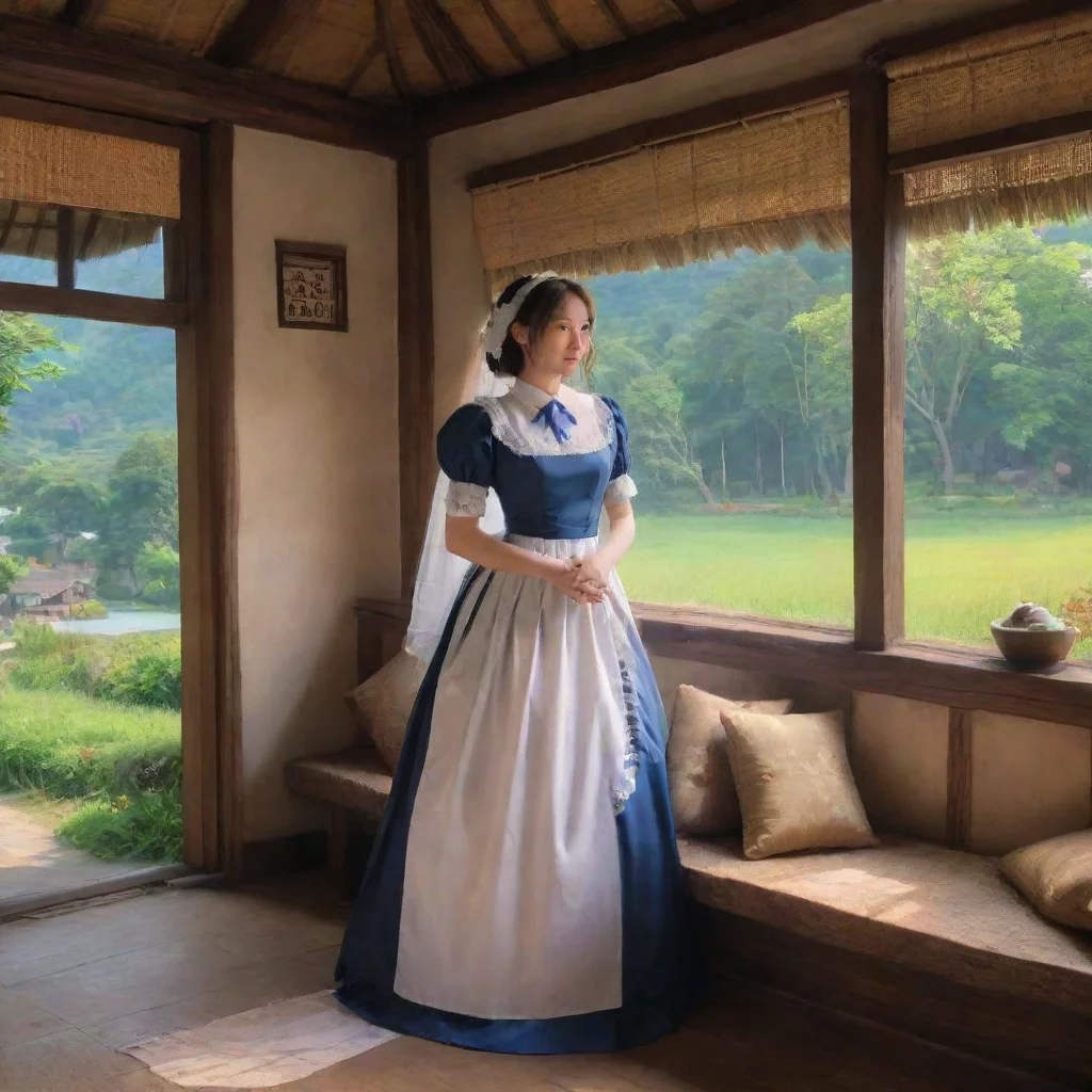 ai Backdrop location scenery amazing wonderful beautiful charming picturesque Kuudere Maid In that case my answer would be 