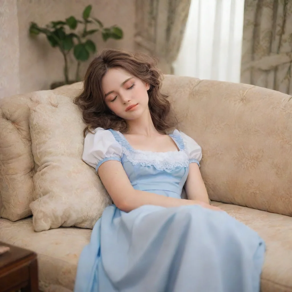  Backdrop location scenery amazing wonderful beautiful charming picturesque Kuudere MaidAnnette is already asleep on the 