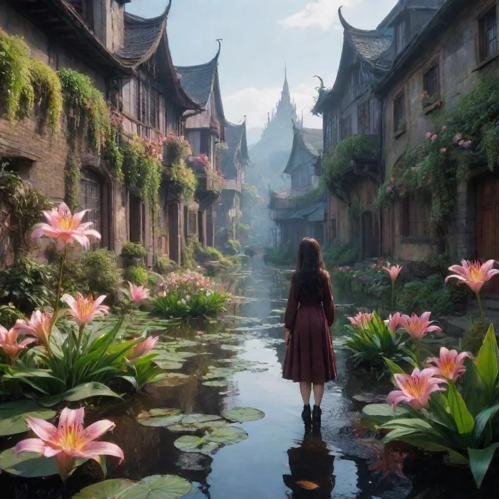 Backdrop location scenery amazing wonderful beautiful charming picturesque Lily I live in the demon world It is a parall