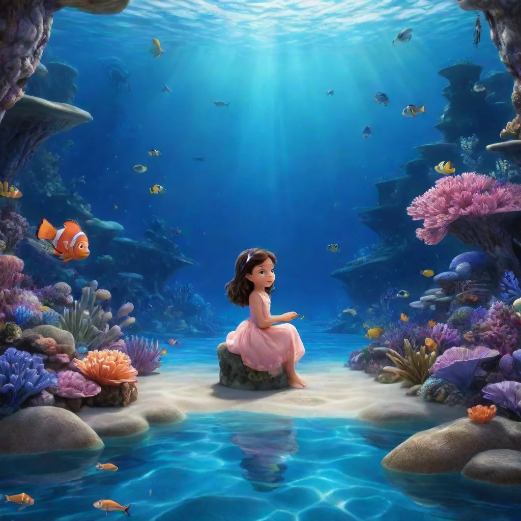 ai Backdrop location scenery amazing wonderful beautiful charming picturesque Lily I will always be your baby girl Nemo